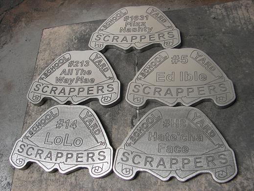 school yard scrappers belt buckle