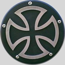 PC gloss black - top brushed